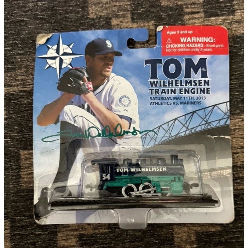 2013 Tom Wilhelmsen Die Cast SGA Seattle Mariners Express Train Series MLB
